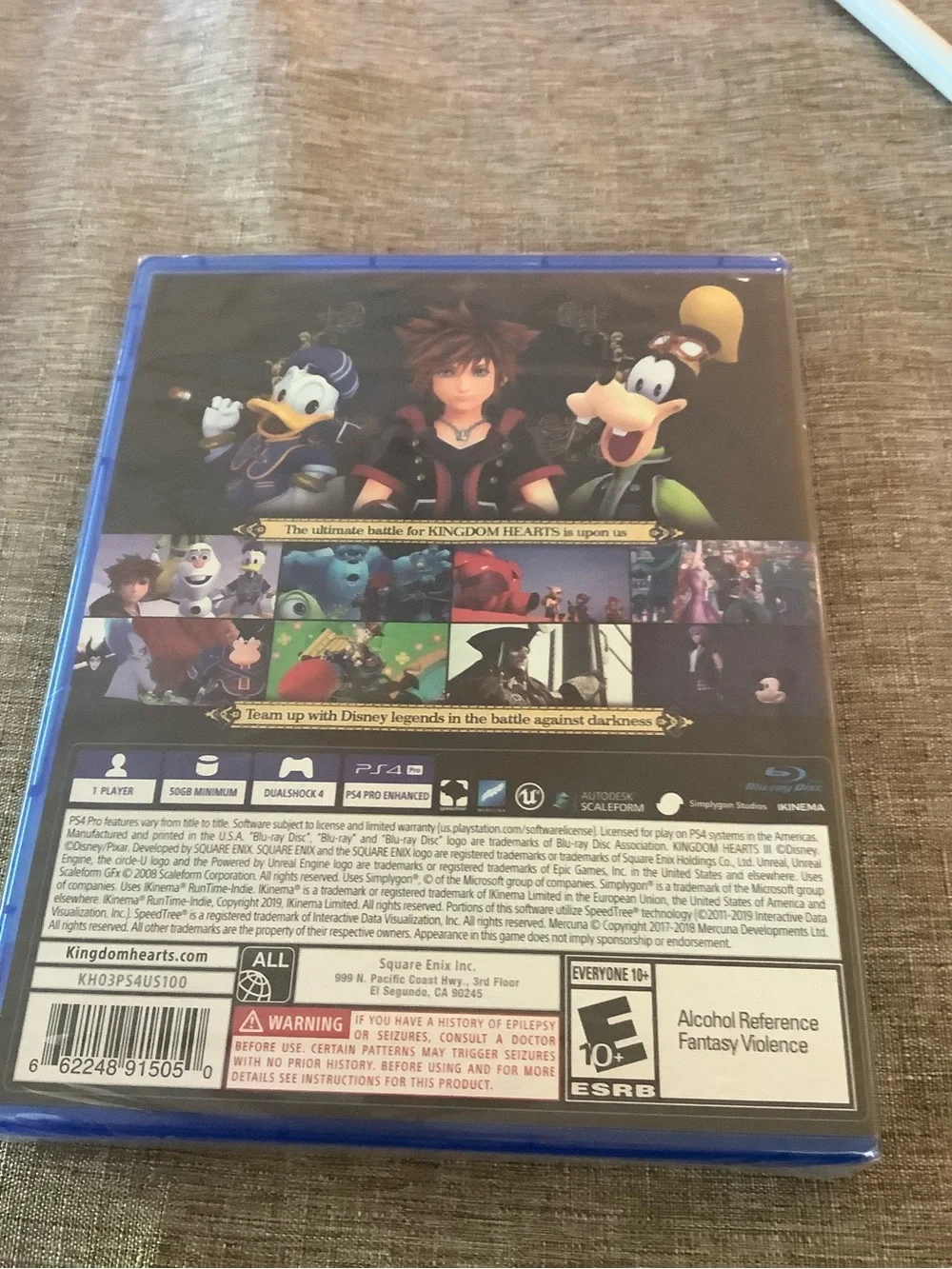 Playstation 4 kingdom hearts